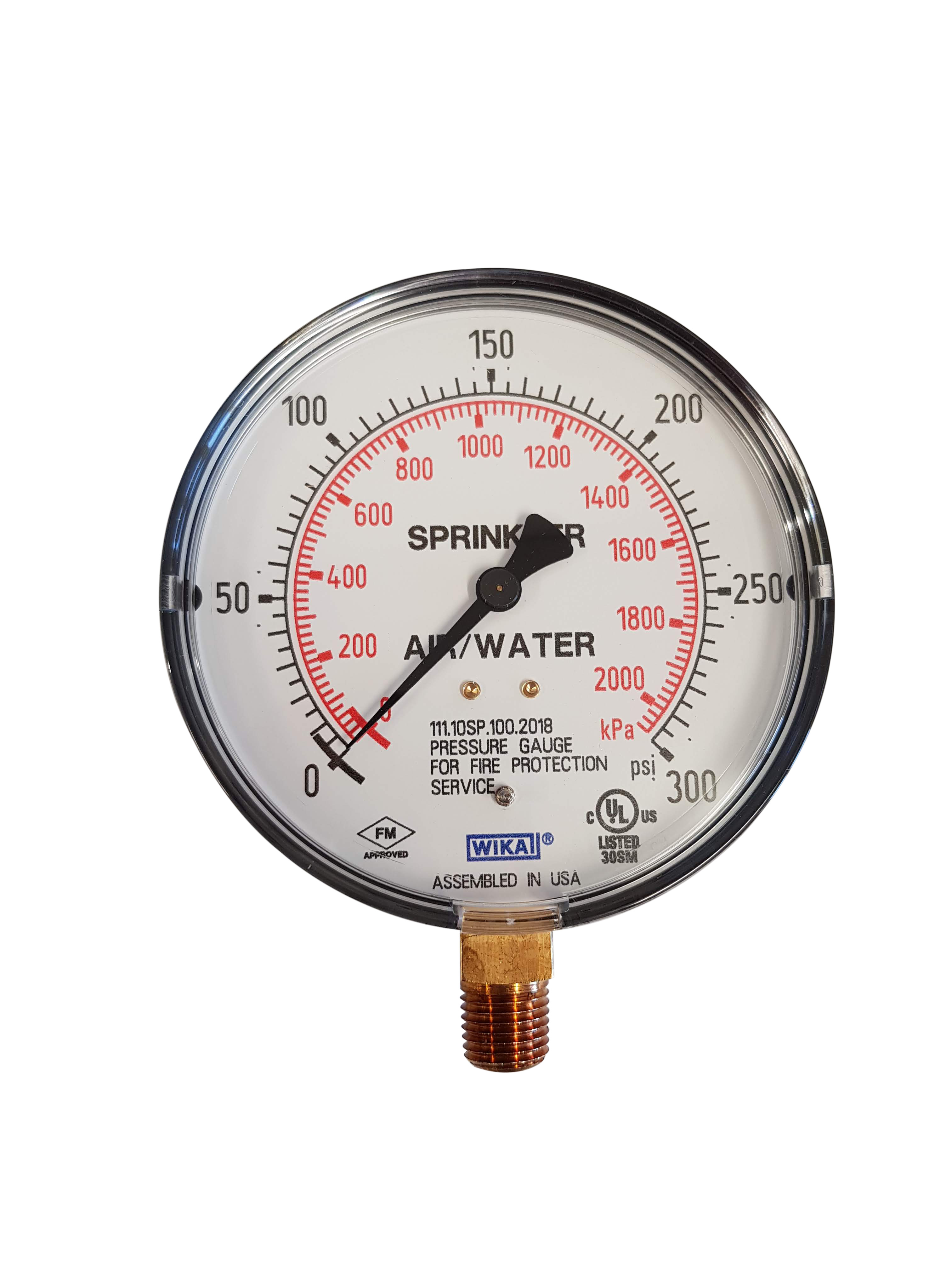 Sprinkler Dry Pressure Gauge 111.10SP